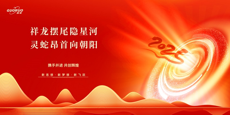 祥龙摆尾隐星河，灵蛇昂首向朝阳|国诺信科恭祝大家新年快乐！